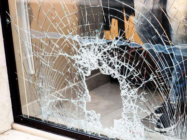 crime broken glass generic Istock