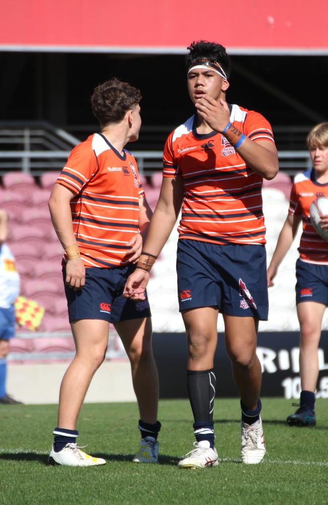 Emerging Reds Cup day one action between SEQ and Brisbane Grey in the Under 16s.