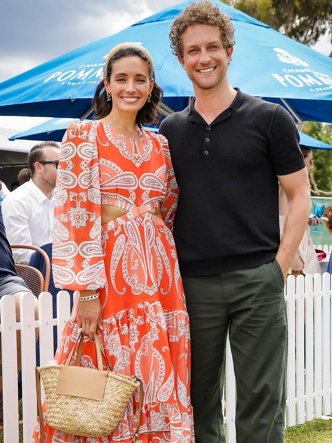 Natalie Decorte and Bachelor star Ben Waddell who was flying under the radar. Pic: Ian Currie