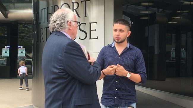 Esteban Valbuena Balaguera outside Southport Courthouse.