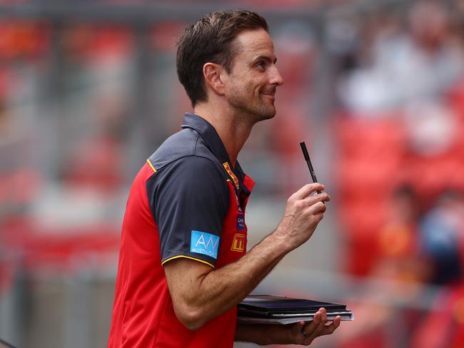 Former Brisbane Lions player Josh Drummond spent four season as the Suns’ defensive coach before moving into the role of VFL coach for 2023. (Photo by Chris Hyde/Getty Images via AFL Photos)