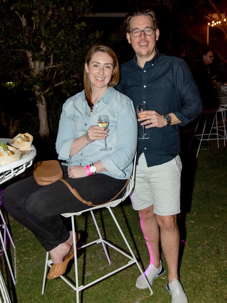 Katherine Wyer and Matthew Wyer attend the launch of GAIA at HOTA. Picture: Andrew Meadowcroft.