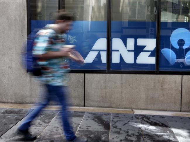 MELBOURNE, AUSTRALIA - NewsWire Photos FEBRUARY 5, 2021: An ANZ bank in Melbourne CBD.CPicture: NCA NewsWire / David Geraghty