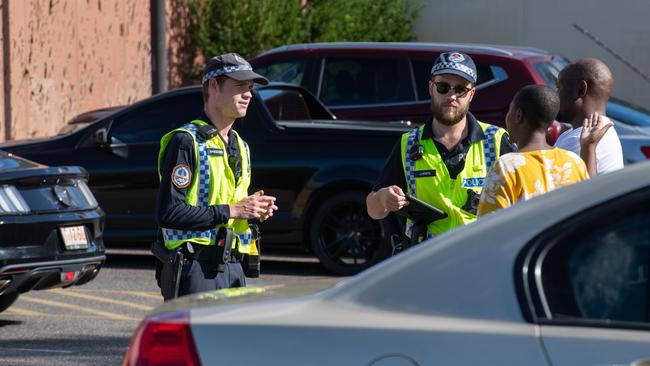 ‘High visibility’ police patrols at Alice Springs bottleshops and licensed venues have ramped up in recent weeks. Picture: Pema Tamang Pakhrin