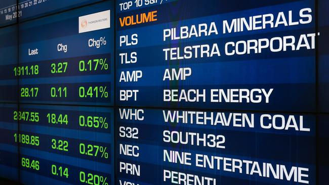 SYDNEY, AUSTRALIA - NewsWire Photos JUNE 01, 2021: A view of the stocks and market updates at the ASX in Sydney, Australia. Picture: NCA NewsWire / Gaye Gerard
