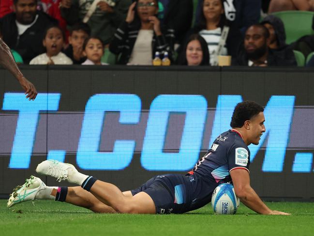 Former Melbourne Rebels winger Glen Vaihu will also head to Brisbane on a train and trial deal. Picture: Getty Images