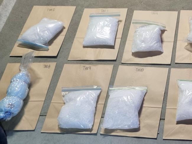 Two men will face court over drugs charges following a traffic stop at Tailem Bend on Saturday., , About 6pm on Saturday 1 April, officers from the Serious and Organised Crime Branch stopped a vehicle on the Princes Highway as part of an ongoing investigation., , Police conducted a search of the vehicle and located approximately 10 kilograms of methamphetamine and a small amount of cocaine., , The occupants of the car, a 24-year-old man from Queenstown and a 21-year-old man from Peterhead, were subsequently arrested and charged with trafficking a large commercial quantity of controlled drugs., , Both men were refused bail and appeared in the Murray Bridge Magistrates Court on Monday, where they were remanded in custody to appear in the same court on 12 April.