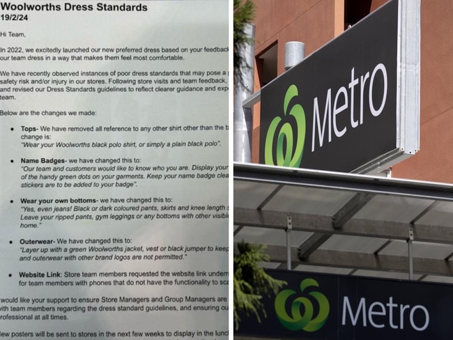 Woolworths outrage after memo banning stickers leaked