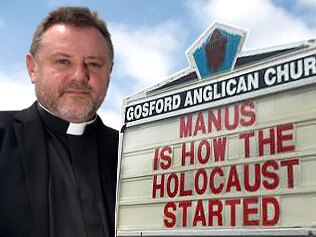 Father Rod Bower at Gosford Anglican Church. Picture: Sue Graham