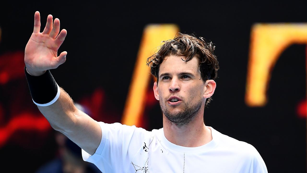 Thiem has seen the writing on the wall. Photo by William WEST / AFP