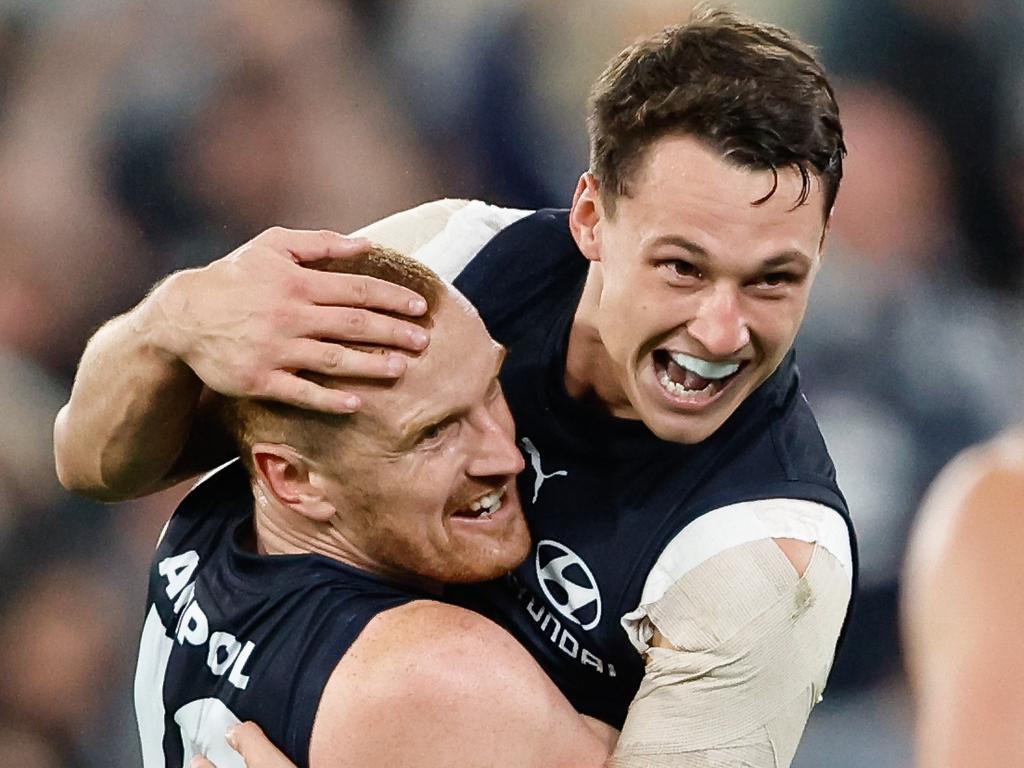 The Blues haven’t got much from Corey Durdin this year. Picture: Dylan Burns/AFL Photos via Getty Images