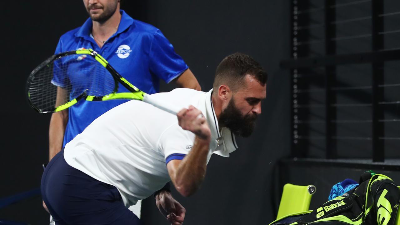 ATP Cup scores Benoit Paire outburst, France v Serbia, video, results Djokovic, Nadal news.au — Australias leading news site