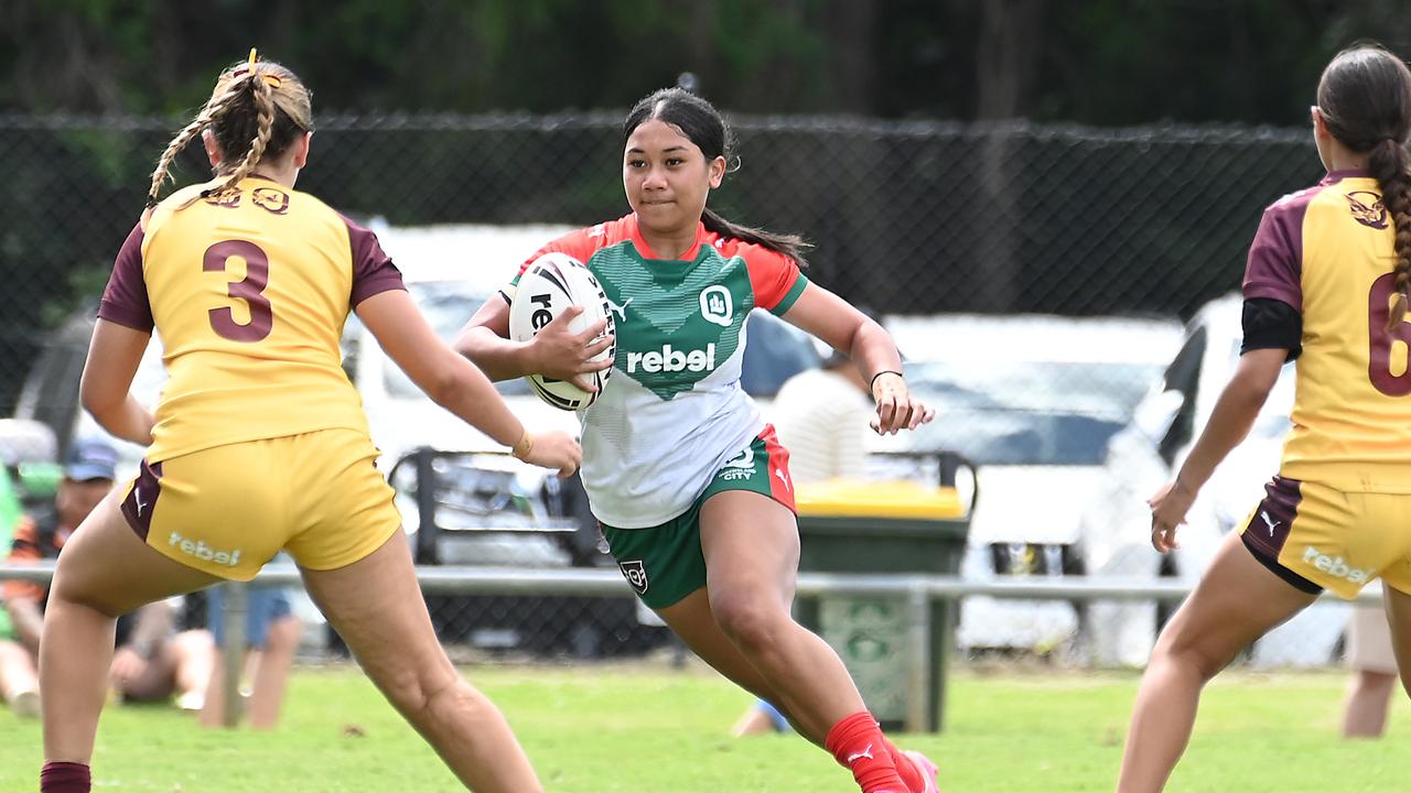 Under 17 City v Country Girls rugby league. Saturday 13, 2024. Picture, John Gass