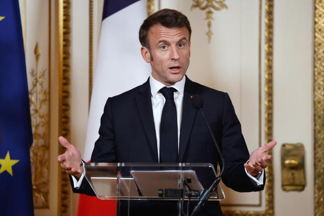 Macron said France still supported the status quo on Taiwan