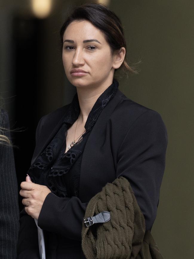 Cameron Turgay Bardak, 32, is on trial in the Brisbane Supreme Court on a charge of attempted murder of Maria Buci, pictured. Bardak has pleaded not guilty. Picture: NCA NewsWire / Sarah Marshall