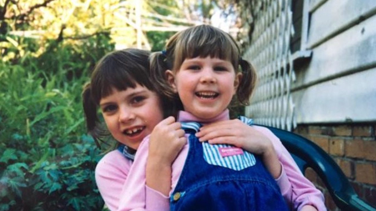 Katie and Anna Horneshaw as kids.