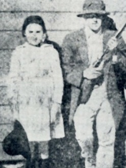Minnie Bowen with her half-brother Bill.