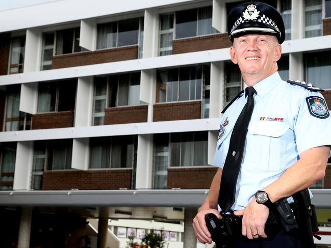 Inspector Corey Allen of the Queensland Police Service. Picture: Renae Droop