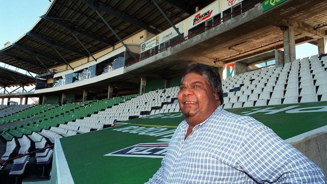 Undated. Minister for Sport John ‘Jak’ Ah Kit overlooks Football Park at Marrara, Darwin.