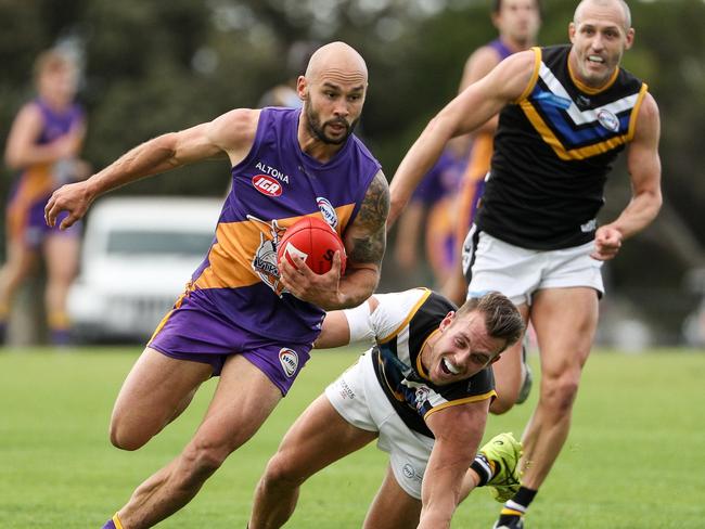 Steve Kennedy was one of Altona’s best on Saturday. Picture: Local Legends Photography