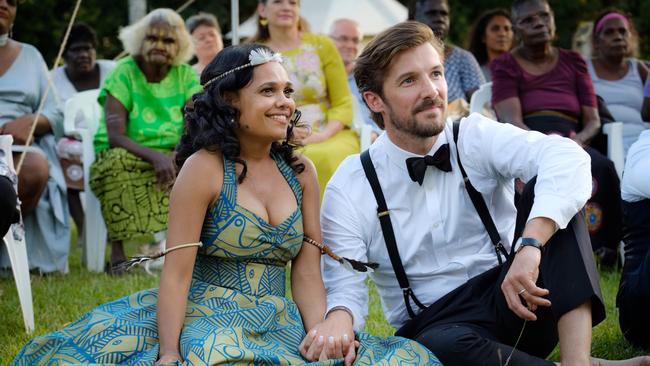 Top End Wedding picks up steam when its protagonist finally heads down the aisle. Picture: Supplied.