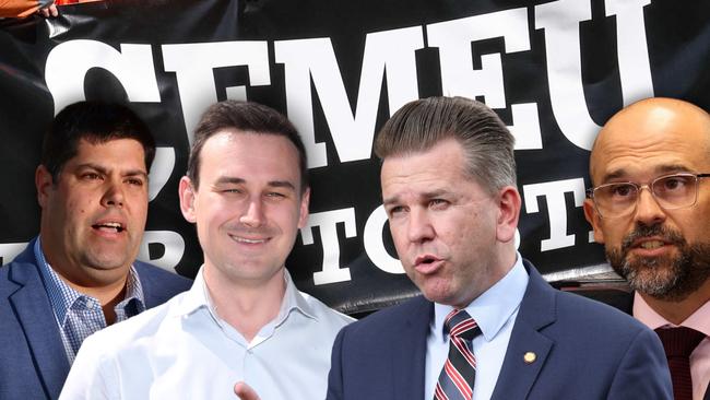 The LNP has held crisis meetings on how to save key projects from blowouts caused by controversial CFMEU “tax” which the the government temporarily suspended this week.