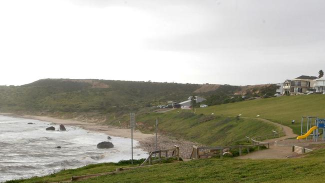 Picturesque Hallett Cove Beach. Picture: Campbell Brodie.