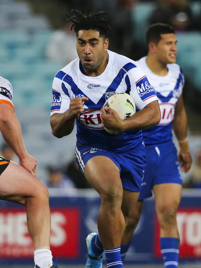 Former NRL player Danny Fualalo will play for Camden Rams. Picture: David Neilson