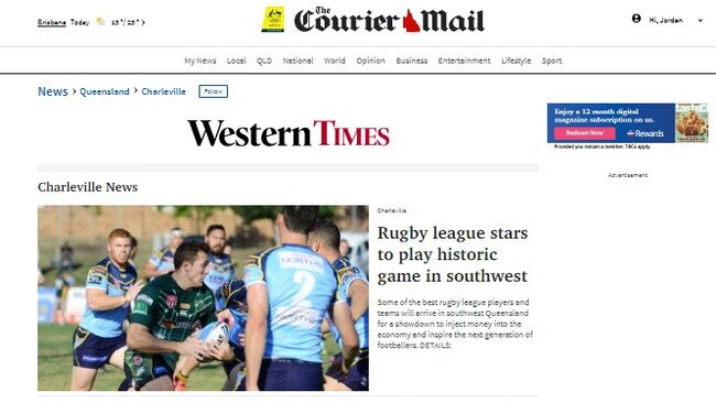 The latest news from across the Murweh and southwest Queensland by the Western Times can be found at the new home on the Courier Mail.