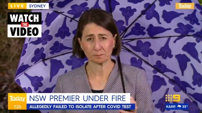 NSW Premier Gladys Berejiklian admits she didn’t isolate after COVID test (The Today Show)