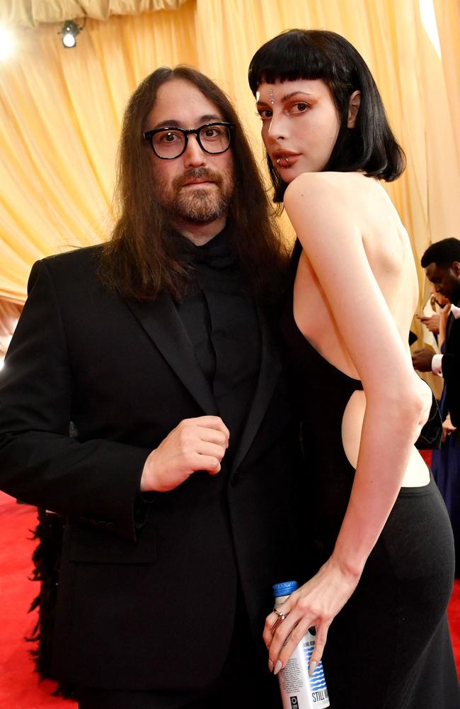 Sean Ono Lennon and Charlotte Kemp Muhl on the red carpet Picture: AFP