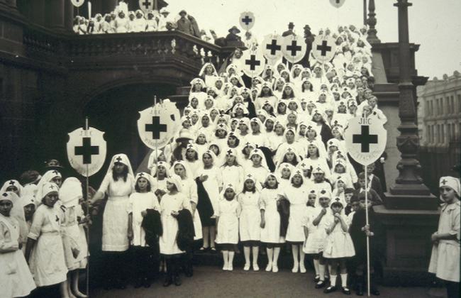 Young children were able to follow in their parents’ footsteps when Junior Red Cross began in Australia in 1918.