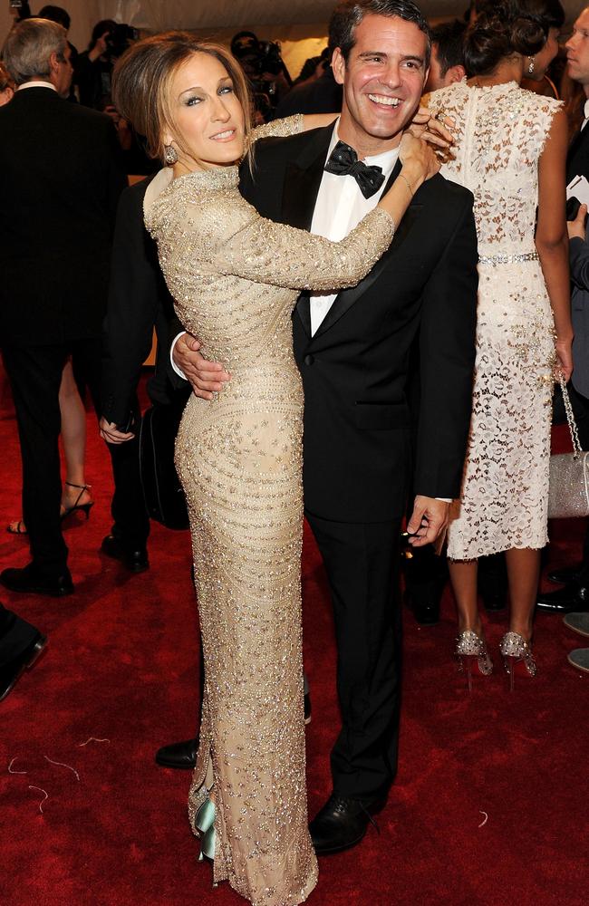 Sarah Jessica Parker and Andy Cohen at the 2011 Met Gala. Picture: Larry Busacca/Getty Images