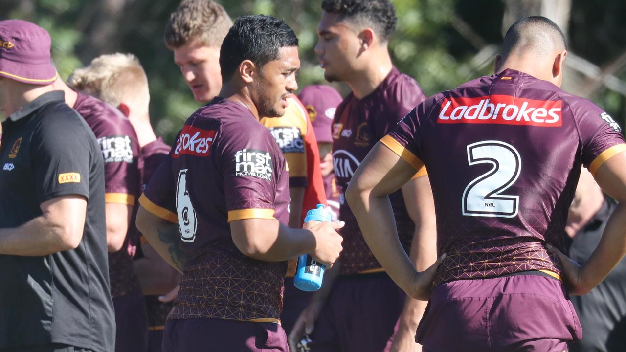 Broncos training at Red Hill.