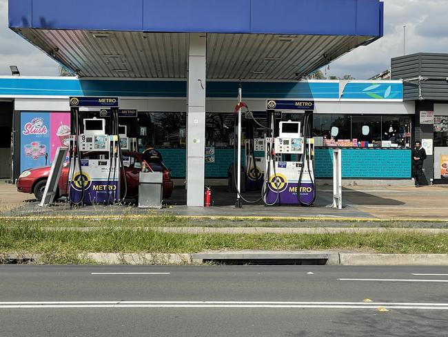 Metro Service Station, Hamilton Road/Sackville Road, Fairfield. Picture: Paul Brescia