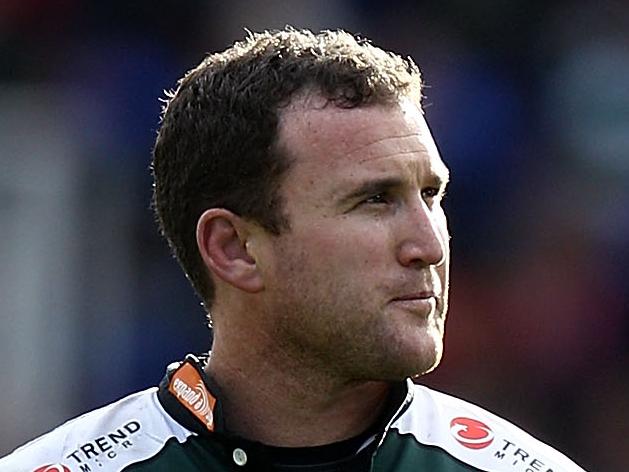 READING, ENGLAND - FEBRUARY 26: Chris Malone of London Irish takes a penalty kick during the Aviva Premiership match between London Irish and Harlequins at the Madejski Stadium on February 26, 2011 in Reading, England. (Photo by Paul Gilham/Getty Images)