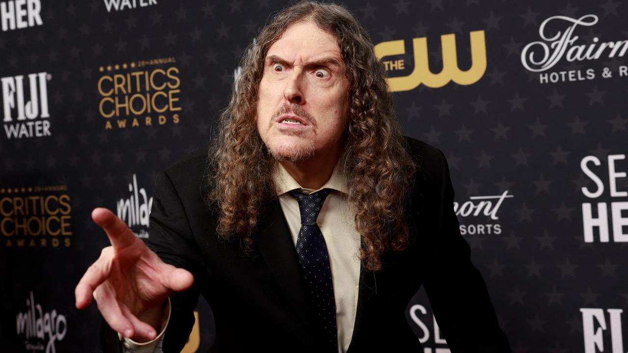 US singer and actor ‘Weird Al Yankovic arrives for the 28th Annual Critics Choice Awards in Los Angeles last month. Picture: AFP