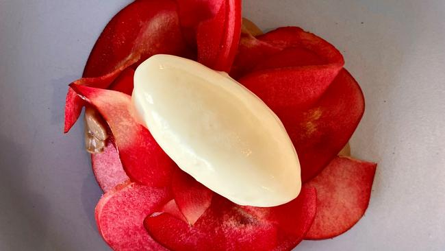 The colourful Mela dessert at Otto Brisbane.