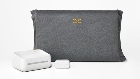 The Motion Pillow can stop you snoring before you even start.