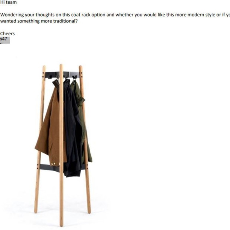 The Defence memo about a coat rack for a new office suite for Defence Minister Richard Marles that he knew nothing about. Picture: Supplied