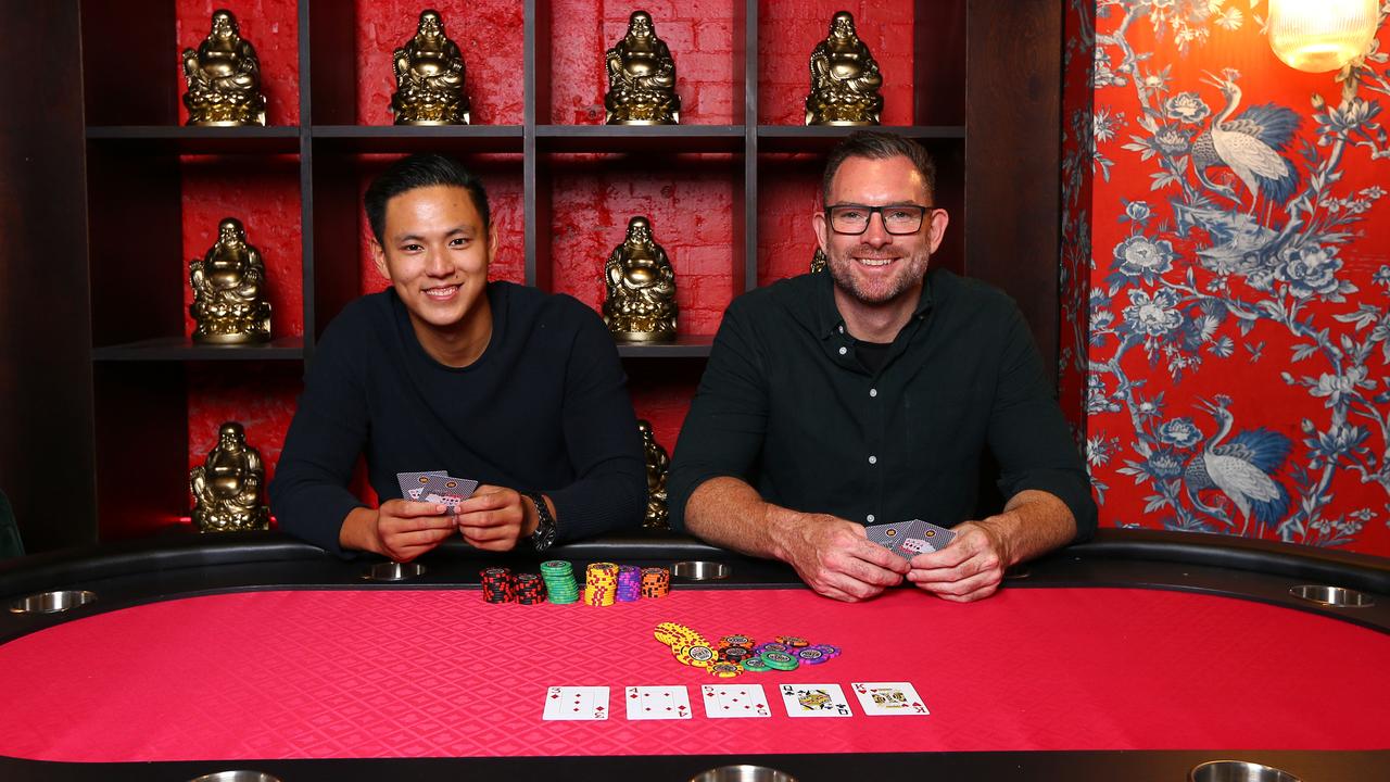 Justin Kong and Patrick Donohue at Cindy Chow's Cocktail bar &amp; Ling Ling’s Restaurant on Brunswick Street, Fortitude Valley.