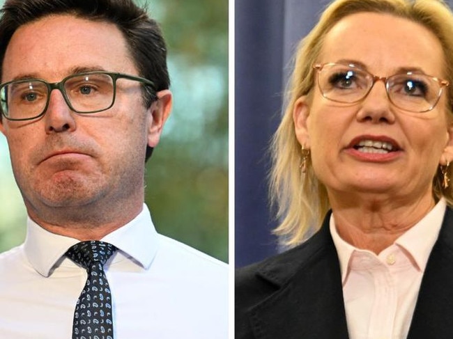 David Littleproud Sussan Ley Coalition split 4-3