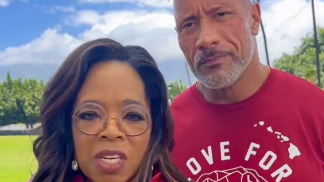 Oprah Winfrey and The Rock slammed on social media over donations video