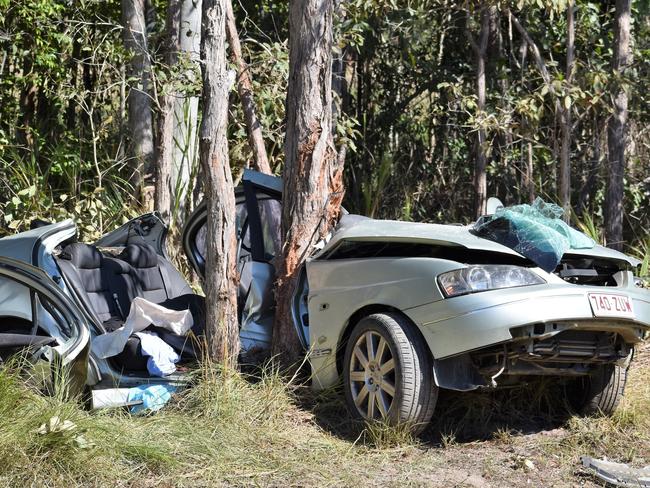 A young adult from Cardwell has been involved in a nightmare accident on an increasingly notorious stretch of the Bruce Highway between the Cassowary Coast town and Ingham, Hinchinbrook. Picture: CAMERON BATES