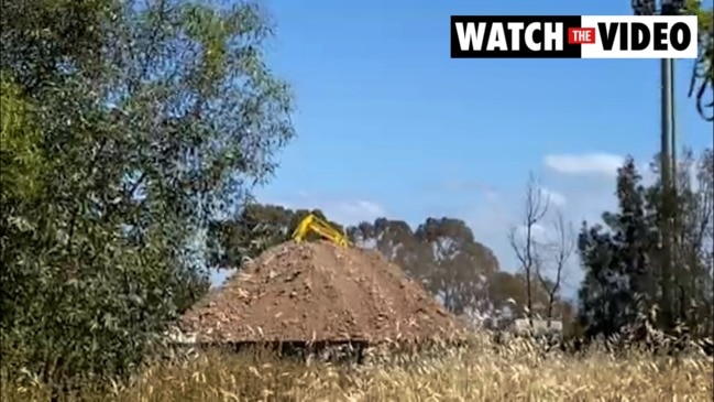 The Old Red Brick Company is stockpiling dusty waste in Adelaide's western suburbs