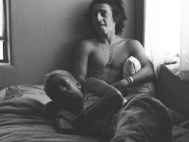 Controversy ... the image of 13-year-old Willow Smith and 20-year-old Moises Arias.