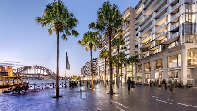 Rretail shopping at Sydney’s Bennelong Point.