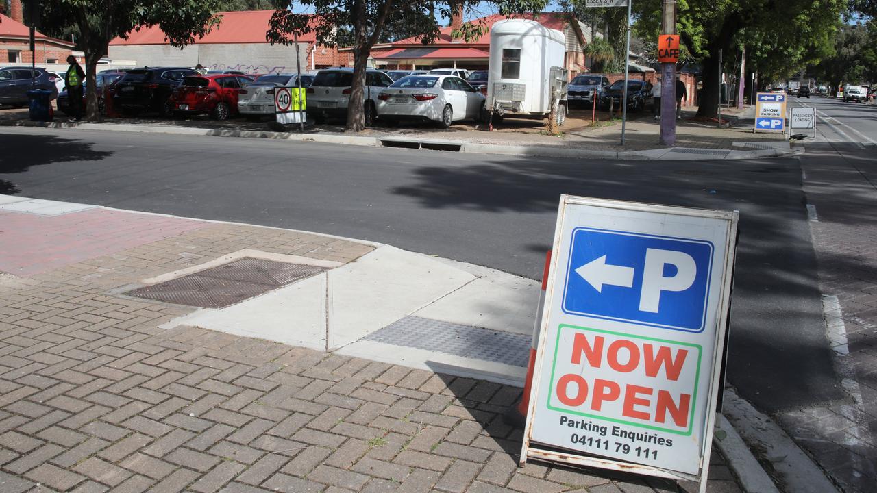 Parking for the Royal Adelaide Show has an unclear future as the deed for Adelaide Park Lands use runs out next year. Picture Dean Martin