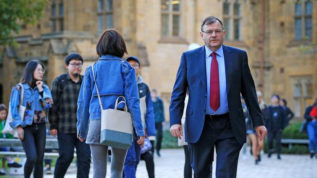 Vice-Chancellor Duncan Maskell on campus. Photo: Mark Stewart