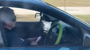 Woman’s shocking act while driving kids on motorway